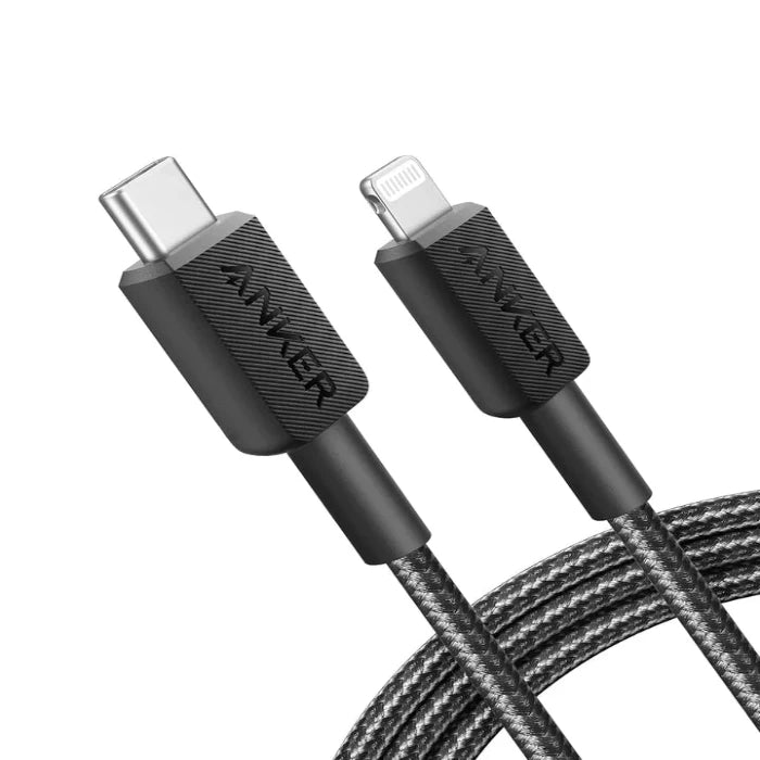 Anker 322 USB-C to Lightning Cable Braided (0.9m/3ft) -Black

