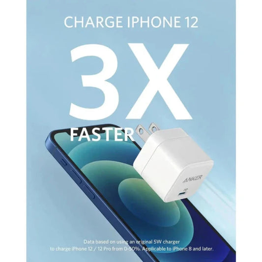 Anker Charger PowerPort III 20W Cube USB C Charger A2149
